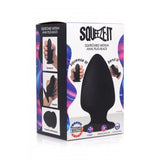 Squeeze-it Silexpan Anal Plug Medium Black Intimates Adult Boutique