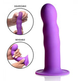 Squeeze-it Silexpan Dildo- Purple Intimates Adult Boutique