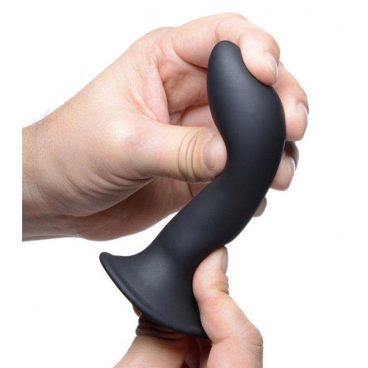 Squeeze-it Slender Dildo Black Intimates Adult Boutique