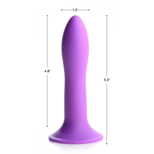 Squeeze-it Slender Dildo Purple XR Brands Dildos
