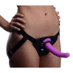 Strap U Navigator Silicone G Spot Dildo W- Harness XR Brands Sextoys for Couples