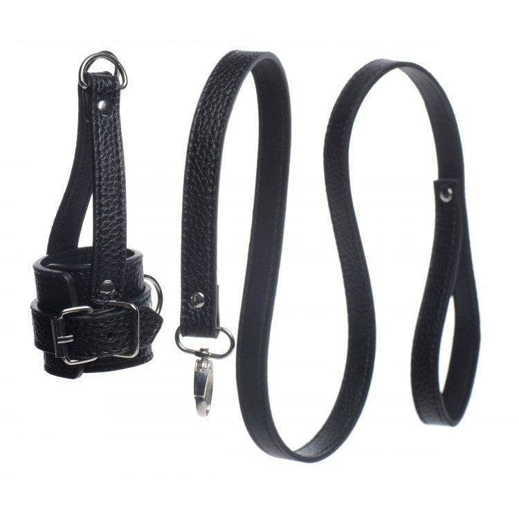 Strict Ball Stretcher W- Leash XR Brands Fetish