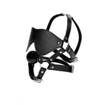 Strict Eye Mask Harness W- Ball Gag XR Brands Fetish