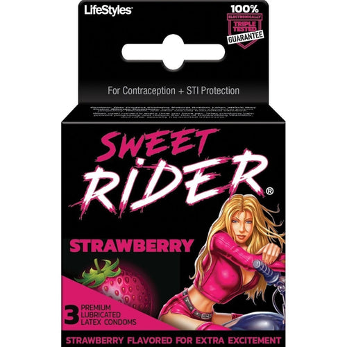Sweet Rider 3 Pk Paradise Products Condoms