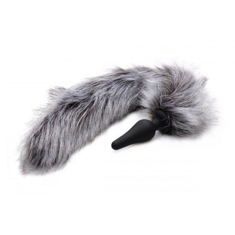 Tailz Grey Wolf Tail & Ears Set Intimates Adult Boutique
