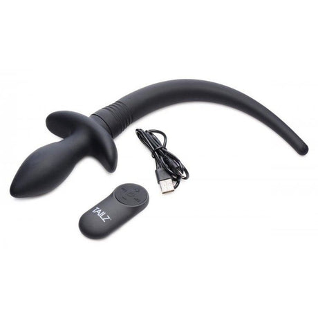 Tailz Waggerz Moving Vibrating Puppy Tail Anal Plug Intimates Adult Boutique