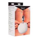 Tailz White Fluffy Bunny Tail Anal Plug XR Brands Anal Toys