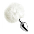Tailz White Fluffy Bunny Tail Anal Plug Intimates Adult Boutique
