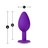 Temptasia Bling Plug Small Purple Intimates Adult Boutique
