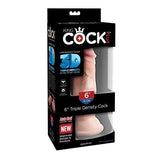 King Cock Plus 6 In Triple Density Cock Light Intimates Adult Boutique