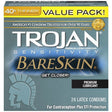 Trojan Bareskin Lubricated 24pk Intimates Adult Boutique