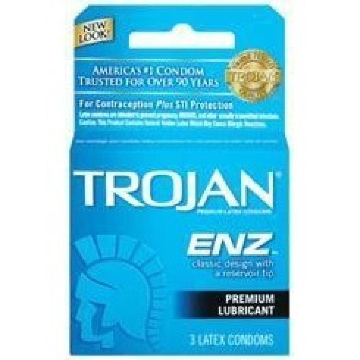 Trojan Enz (lubed) 3pk Intimates Adult Boutique