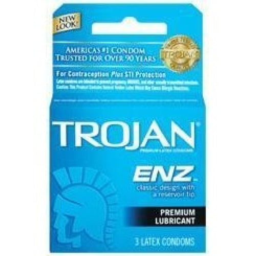 Trojan Enz (lubed) 3pk Paradise Products Condoms