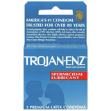 Trojan Enz Spermicidal 3pk Intimates Adult Boutique