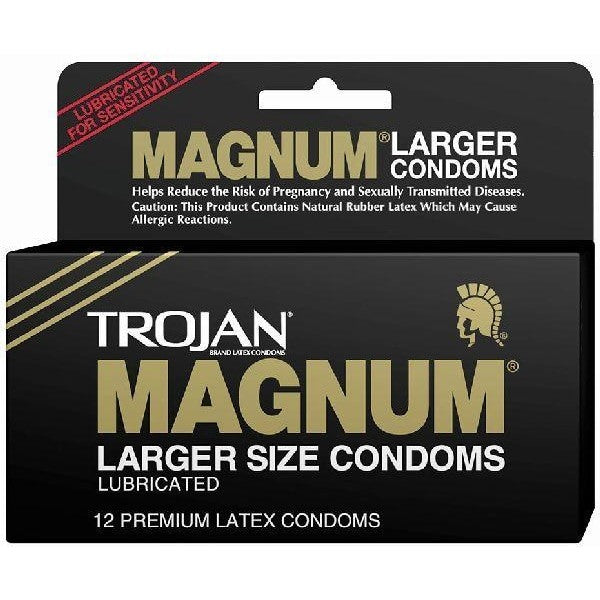 Trojan Magnum 12 Pack Intimates Adult Boutique