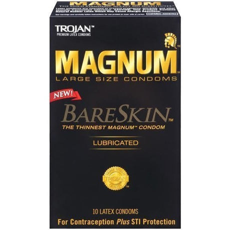 Trojan Magnum Bareskin 10 Pack Intimates Adult Boutique