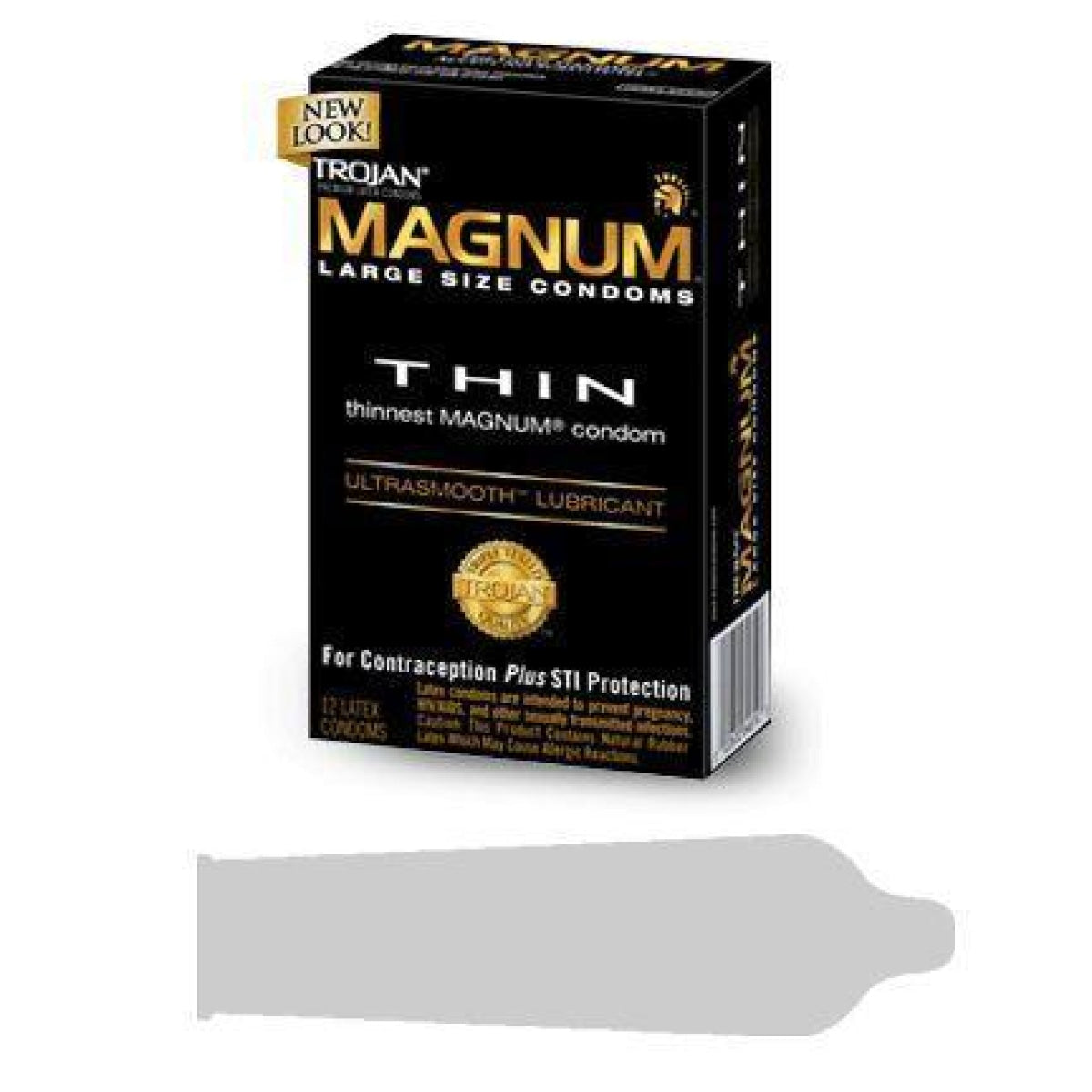 Trojan Magnum Thin 12 Pack Intimates Adult Boutique