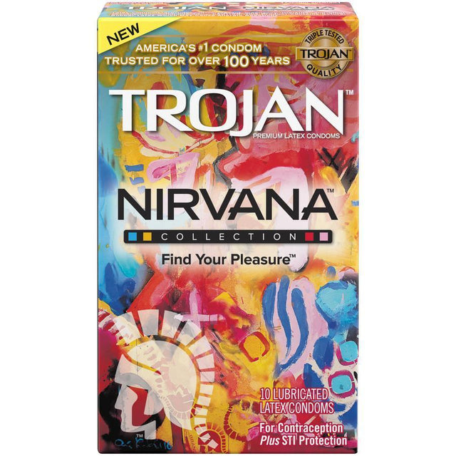 Trojan Nirvana 10 Pack Intimates Adult Boutique