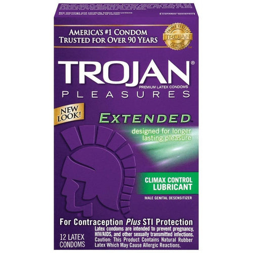 Trojan Pleasures Extended 12pk Trojan Condoms