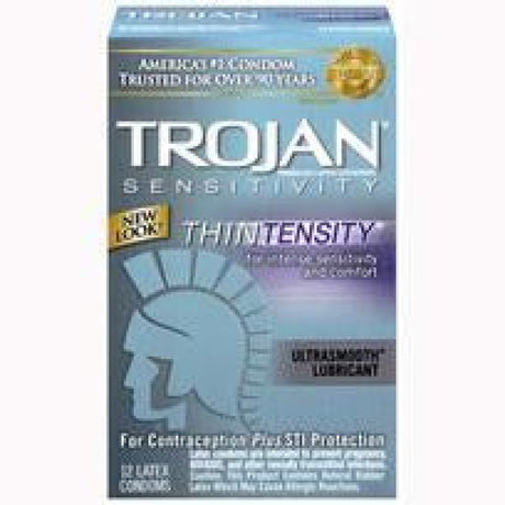 Trojan Thintensity 12 Pack Intimates Adult Boutique