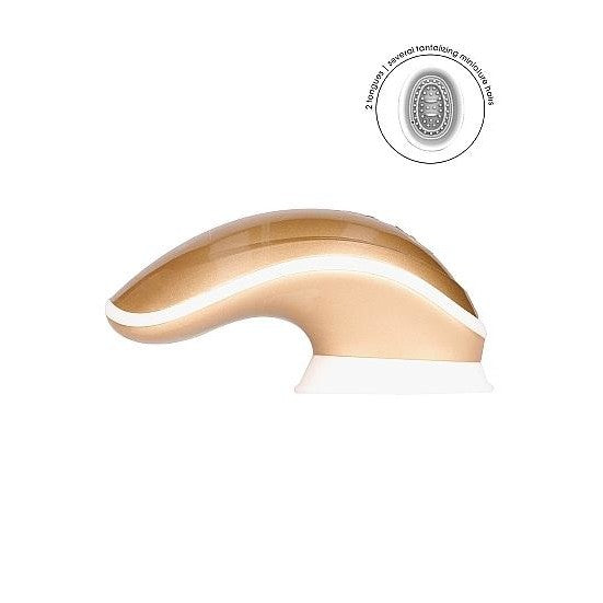 Twitch Hands Free Suction & Vibration Toy Gold Intimates Adult Boutique