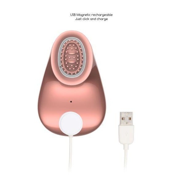 Twitch Hands Free Suction & Vibration Toy Rose Gold SHOTS AMERICA General