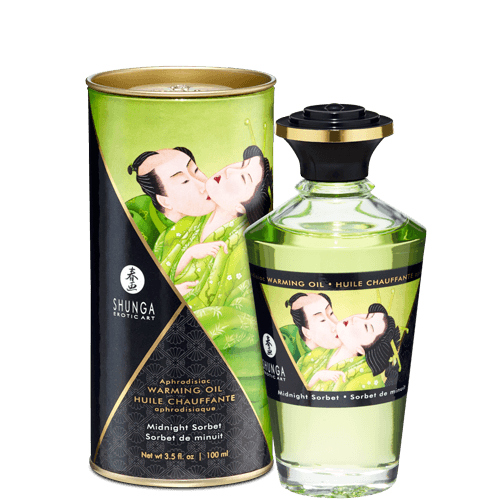 Warming Massage Oil Sorbet 3.5 Oz Shunga Bath & Body