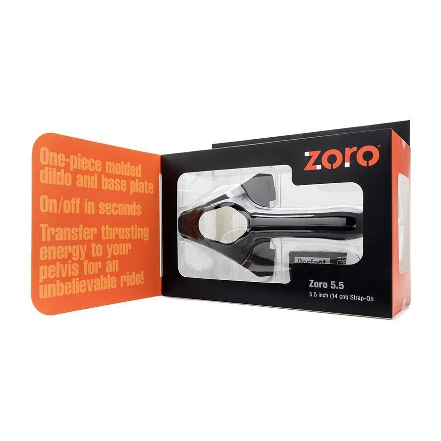 Zoro 5.5 Strap On Black Intimates Adult Boutique